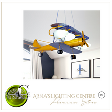 Load image into Gallery viewer, Arna Royal Collection - Children's Aeroplane E27 Lights LED Chandeliers x3 Designs
