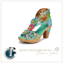 Load image into Gallery viewer, "Arna" Collection Shoes -Women's  Handcrafted Leather Originals - 2 Styles/Colours
