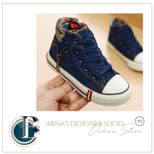 Load image into Gallery viewer, Boys Girls Sport Shoes Breathable Denim Sneakers
