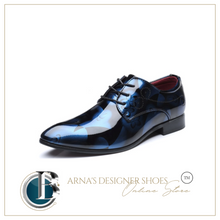 Load image into Gallery viewer, Mens Patent Leather Oxford Shoes Pointed Toe Business Wedding Shoes -  Many Sizes &amp; Colours
