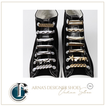 Load image into Gallery viewer, Gold &amp; Silver Metal Buckle Charms for Shoe Laces  - NEW ARRIVAL
