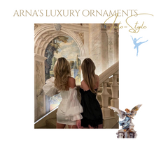 Load image into Gallery viewer, "Arna Lisa" Luxury Vintage Finest Collection - Golden Mirror and Candle Stick Holder
