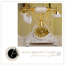 Load image into Gallery viewer, Deluxe "Arna Royal Collection"  Luxury European Retro Telephone Landline Phone with Mechanical Ring,
