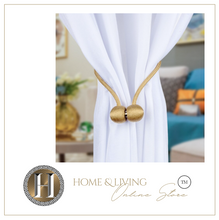 Load image into Gallery viewer, "Arna Collection" Retro/Classical Curtain Magnetic Ties - Many COLOURS x2 Pieces
