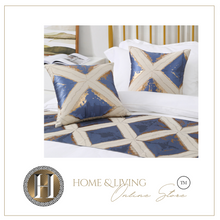 Load image into Gallery viewer, "Arna Royal LUXURY Collection" Hotel Quality Bed Runner/Scarf &amp; 2 Cushion Covers
