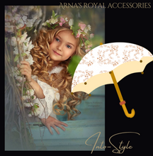 Load image into Gallery viewer, "Arna Collection" Designer Exquisite Umbrella Floral Design Compact - Highest Quality
