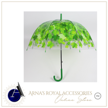 Load image into Gallery viewer, "Arna's Luxury Umbrella Collection - Transparent Leaf - Children (Beautiful Gift)

