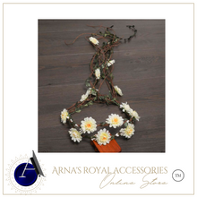 Load image into Gallery viewer, Arna's Hair Accessories - Exquisite Flower Crown Leaves Rattan Floral Garland Headband for Bride Wedding Photography Accessories
