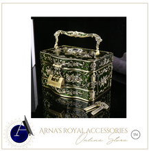 Load image into Gallery viewer, Arna's Luxury Jewellery Box Mirrored with 3 Layers (4 Colours)
