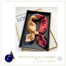 Load image into Gallery viewer, "Arna" Collection - Women's Luxury Silk Head Scarf - Many Styles

