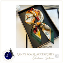 Load image into Gallery viewer, "Arna" Collection - Women's Luxury Silk Head Scarf - Many Styles
