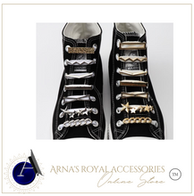 Load image into Gallery viewer, Gold &amp; Silver Metal Buckle Charms for Shoe Laces  - NEW ARRIVAL
