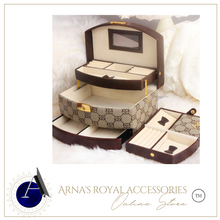 Load image into Gallery viewer, Nordic Wooden Designer Jewellery Box Organiser
