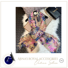 Load image into Gallery viewer, "Arna" Collection - Women's Luxury Silk Head Scarf
