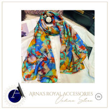 Load image into Gallery viewer, "Arna" Collection - Women's Luxury Silk Head Scarf
