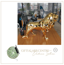 Load image into Gallery viewer, "Arna Lisa" Resin 78*30*56cm Geometric Lion Sculpture Ornament - High Quality
