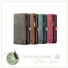 Load image into Gallery viewer, "Arna Lisa" Royal Collection - Designer Leather Samsung Case/Wallet 2 in 1 Magnetic
