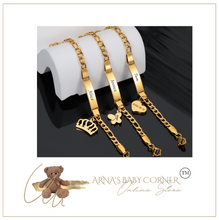 Load image into Gallery viewer, Quality Personalised ID Bracelets - Gold/Rose Gold/Silver - Many Styles
