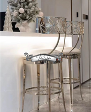 Load image into Gallery viewer, "Arna Royal Victorian Collection" Luxury Plus Furniture - High End Bar Stools x2
