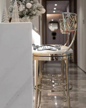 Load image into Gallery viewer, "Arna Royal Victorian Collection" Luxury Plus Furniture - High End Bar Stools x2
