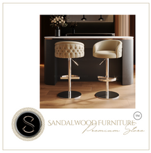Load image into Gallery viewer, "Arna Royal Victorian Collection" Luxury Plus Furniture - High End Italian Bar Stools x2
