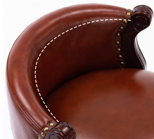 Load image into Gallery viewer, "Arna Royal Victorian Collection" Luxury Plus Furniture - Exquisite American Style Leather Bar Stools
