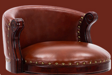 Load image into Gallery viewer, "Arna Royal Victorian Collection" Luxury Plus Furniture - Exquisite American Style Leather Bar Stools
