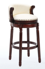 Load image into Gallery viewer, "Arna Royal Victorian Collection" Luxury Plus Furniture - Exquisite American Style Leather Bar Stools
