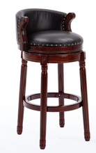 Load image into Gallery viewer, "Arna Royal Victorian Collection" Luxury Plus Furniture - Exquisite American Style Leather Bar Stools
