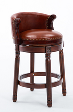 Load image into Gallery viewer, "Arna Royal Victorian Collection" Luxury Plus Furniture - Exquisite American Style Leather Bar Stools
