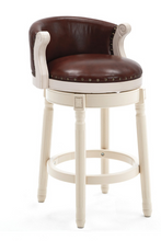 Load image into Gallery viewer, "Arna Royal Victorian Collection" Luxury Plus Furniture - Exquisite American Style Leather Bar Stools
