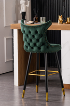 Load image into Gallery viewer, "Arna Royal Victorian Collection" Luxury Plus Furniture - High End Italian Dome Bar Stools x2
