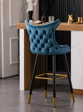 Load image into Gallery viewer, "Arna Royal Victorian Collection" Luxury Plus Furniture - High End Italian Dome Bar Stools x2
