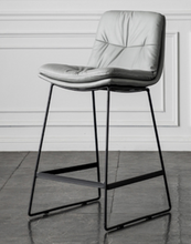 Load image into Gallery viewer, "Arna Royal Victorian Collection" Luxury Plus Furniture - Exquisite Leather Bar Stools
