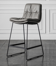 Load image into Gallery viewer, "Arna Royal Victorian Collection" Luxury Plus Furniture - Exquisite Leather Bar Stools
