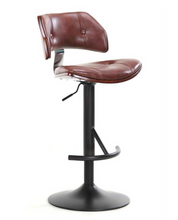 Load image into Gallery viewer, "Arna Royal Victorian Collection" Luxury Plus Furniture - Exquisite Leather Rosewood European Bar Stools
