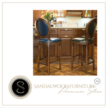 Load image into Gallery viewer, "Arna Royal Victorian Collection" Luxury Plus Furniture - Exquisite Leather American Bar Stools
