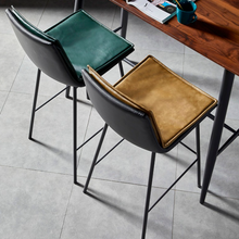 Load image into Gallery viewer, "Arna Royal Victorian Collection" Luxury Plus Furniture - Exquisite Style Leather Bar Stools
