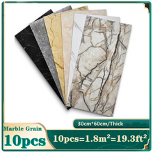 Load image into Gallery viewer, "Arna" Collections - DIY - Custom 10 Piece Marble Grain 3D Wall Sticker 30x60cm PVC Waterproof
