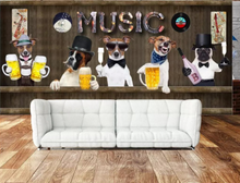 Load image into Gallery viewer, "Arna Collection" - Wall Paper -  Hand-Painted Pet Restaurant, Pet Shop, Background Wall Wallpaper - Perfect for Feature Walls 8 Square Meter
