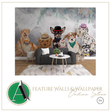 Load image into Gallery viewer, "Arna Collection" - Wall Paper -  Hand-Painted Pet Restaurant, Pet Shop, Background Wall Wallpaper - Perfect for Feature Walls 10 Square Meter
