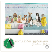 Load image into Gallery viewer, "Arna Collection" - Wall Paper -  Hand-Painted Pet Restaurant, Pet Shop, Background Wall Wallpaper - Perfect for Feature Walls 12 Square Meter
