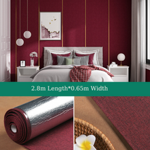 Load image into Gallery viewer, "Arna Collection" - Wall Paper - Luxury Self-Adhesive Wall Cloth New Linen Textured (Many Colours)
