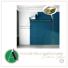 Load image into Gallery viewer, "Arna Collection" - Wall Paper - Luxury Self-Adhesive Wall Cloth New Linen Textured (Many Colours)
