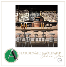 Load image into Gallery viewer, "Arna Collection" - Feature Wall - Retro Old Car Restaurant Cafe Living Room Background Wall Sticker Removable 3D - 4 Square Meters
