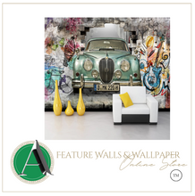 Load image into Gallery viewer, "Arna Collection" - Feature Wall - Retro Car Wall Sticker Removable 3D - 8 Square Meters
