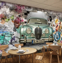Load image into Gallery viewer, "Arna Collection" - Feature Wall - Retro Car Wall Sticker Removable 3D - 8 Square Meters
