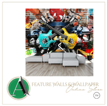 Load image into Gallery viewer, "Arna Collection" - Feature Wall - 3D Graffiti Music Wall Sticker Removable - 8 Square Meters
