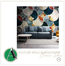 Load image into Gallery viewer, "Arna Collection" - Feature Wall - 3D luxury Abstract Wall Sticker Removable - 12 Square Meters (Many Sizes)
