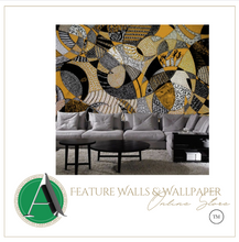 Load image into Gallery viewer, "Arna Collection" - Feature Wall - 3D luxury African Abstract Wall Sticker Removable - 12 Square Meters (Many Sizes)
